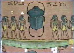 Drawing of Egyptian Boat