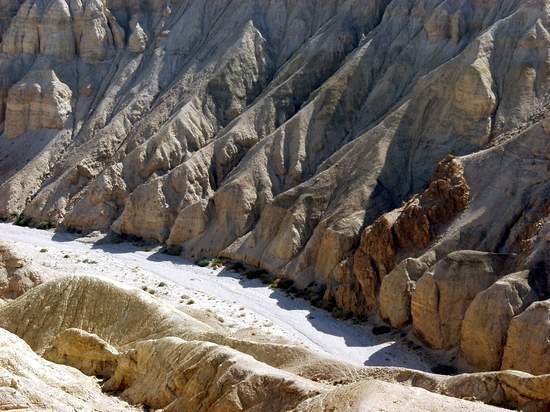 Canyon by the Northern Basin of the Dead Sea