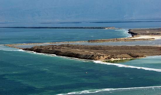 Salt Ponds in Dead Sea Basin